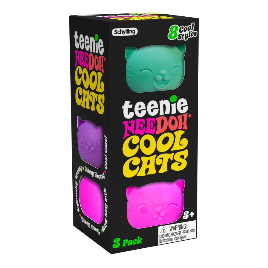 Teenie NeeDoh Cool Cats - Bright Carry
